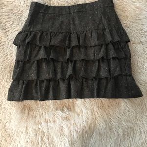 Ann Taylor Loft flounce Skirt 6